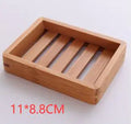 Handmade Bamboo Soap Dish — Drainage Slats, Mould-Resistant, 3 Styles