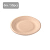 Eco-friendly Natural Paper Trays 50 Pieces(6-9 Inch)