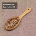 Bamboo Air-Cushion Hair Brush — Anti-Static, Scalp Massage, Plastic-Free